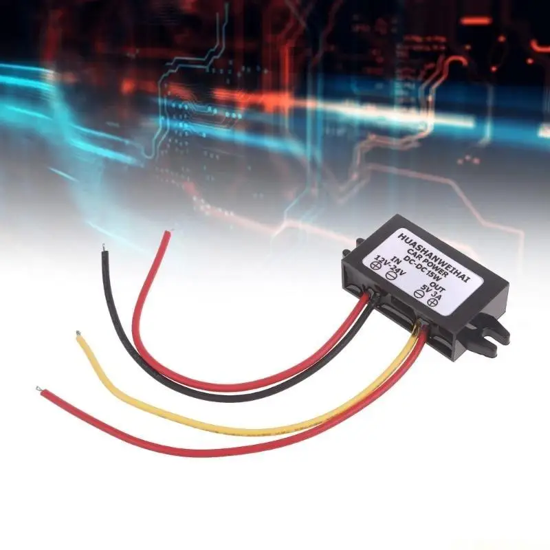 E56B DC12V-24V to 5V 2A/5V 3A Adapter Power Voltages Converters Step-down Module