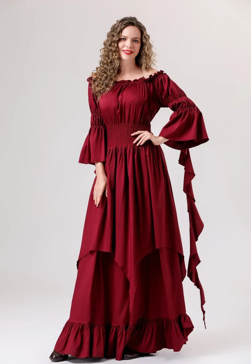 Women's Gothic Witch Dress Medieval Renaissance Victorian Costumes