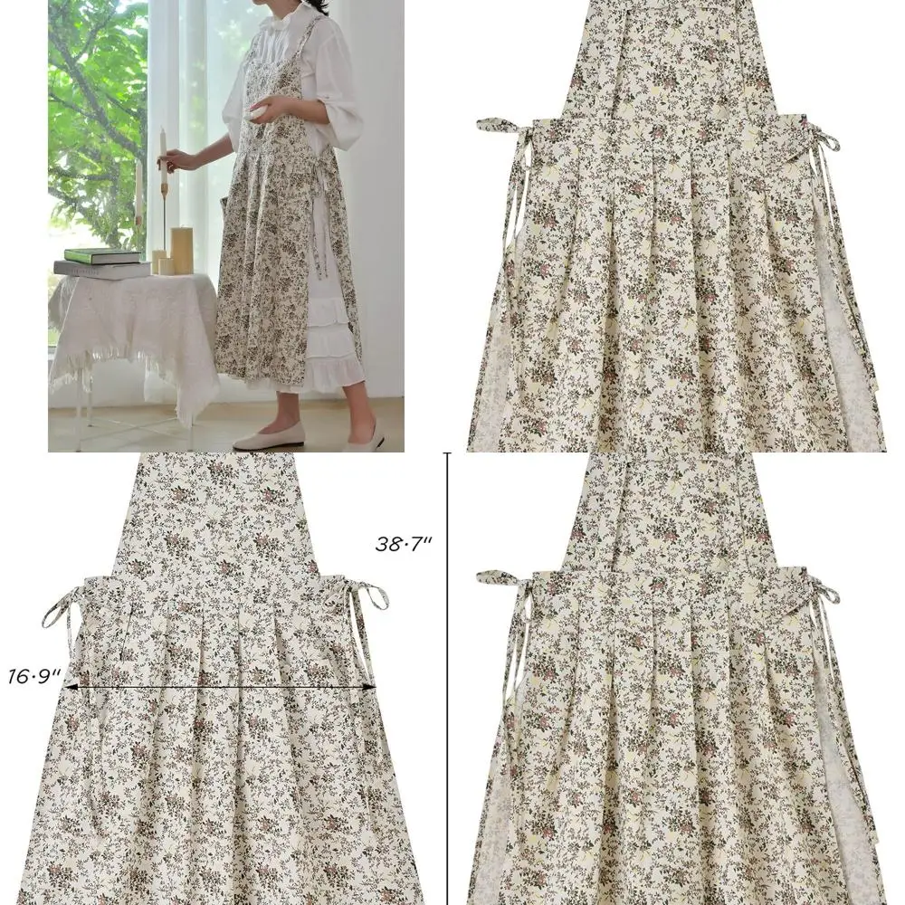 

Waterproof Cotton Adult Apron with Pocket for Kitchen, Cooking, Baking, and Gardening