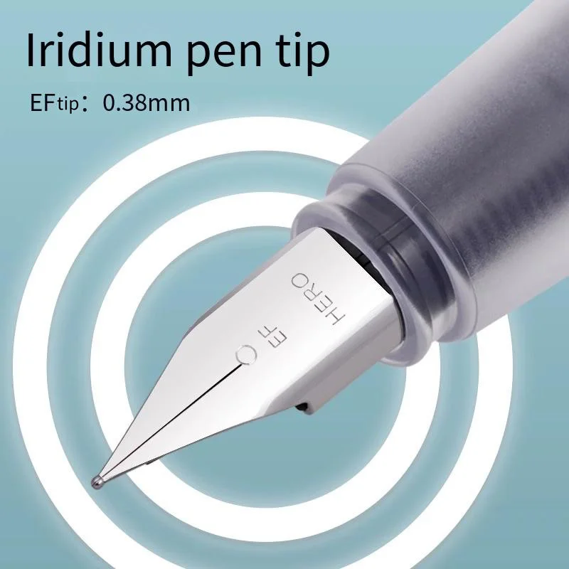 Hero Pen H1219 طالب ذكر وأنثى الكبار الموقف الإيجابي ممارسة الكتابة الأعمال مكتب قلم حبر هدية صندوق #2