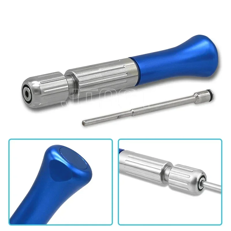 Dental Orthodontic Screwdriver Handle Kit: Perfect for Dentist Implants Self-Drilling Anchors, Featuring Hexagonal Head Wrench