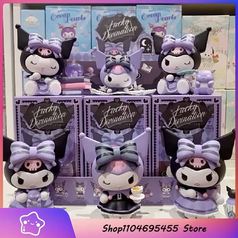 

Anime Cartoon Doll Model Ornament Kuromi Blind Box Birthday Gift Lucky Astrologer Handheld Office Desktop Trendy Ornament