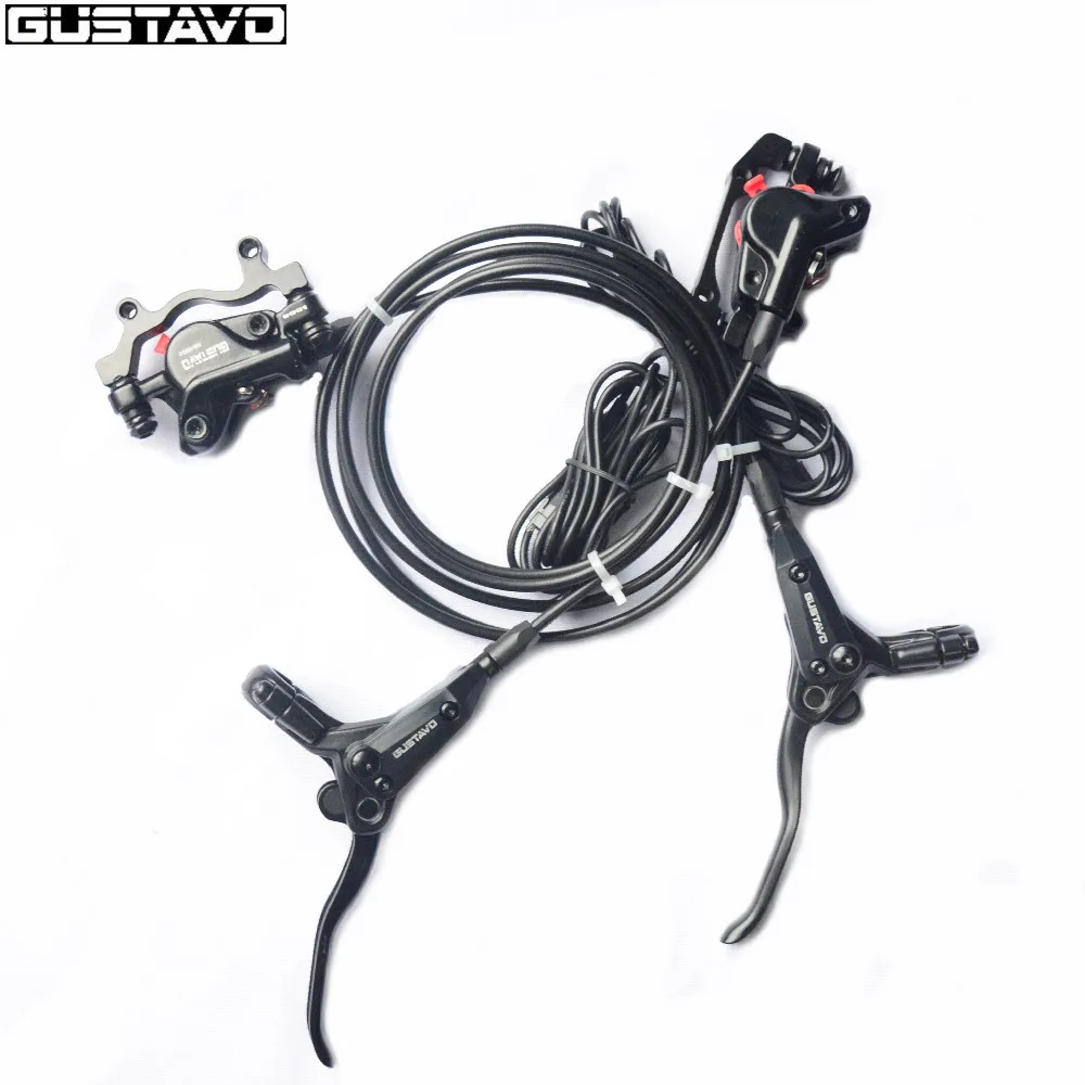 

GUSTAVO E-Bike MTB Hydraulic Disc brake Set SM Plug Aluminum Electric bike scooter Power Control Shifter cut power off Bicycle