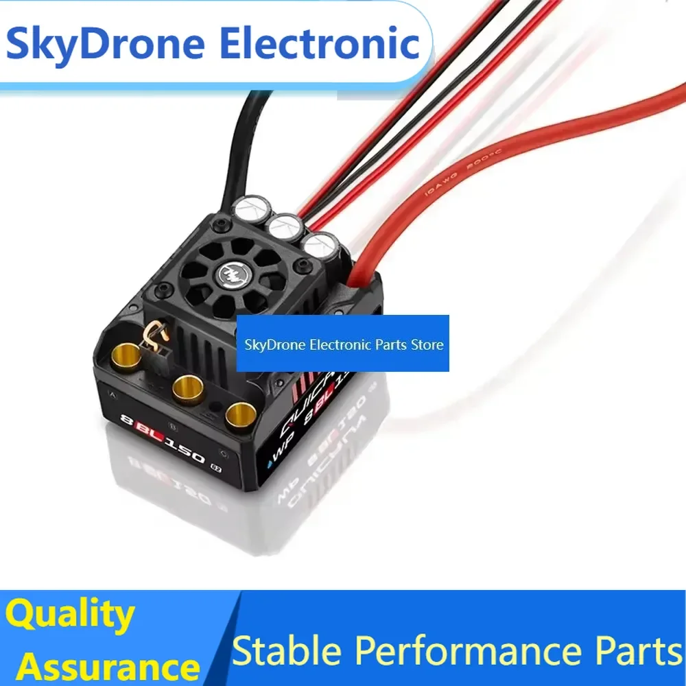 SkyDElHOBBYWING QuicRun WP 8BL150 G2 3-6S 150A Brushless ESC For 1/8 RC Model Car LCD LED ESC Program Card Buggy Accessories
