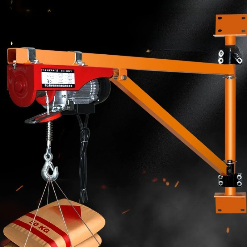 

220V crane wall hoist household decoration small lifting column bracket