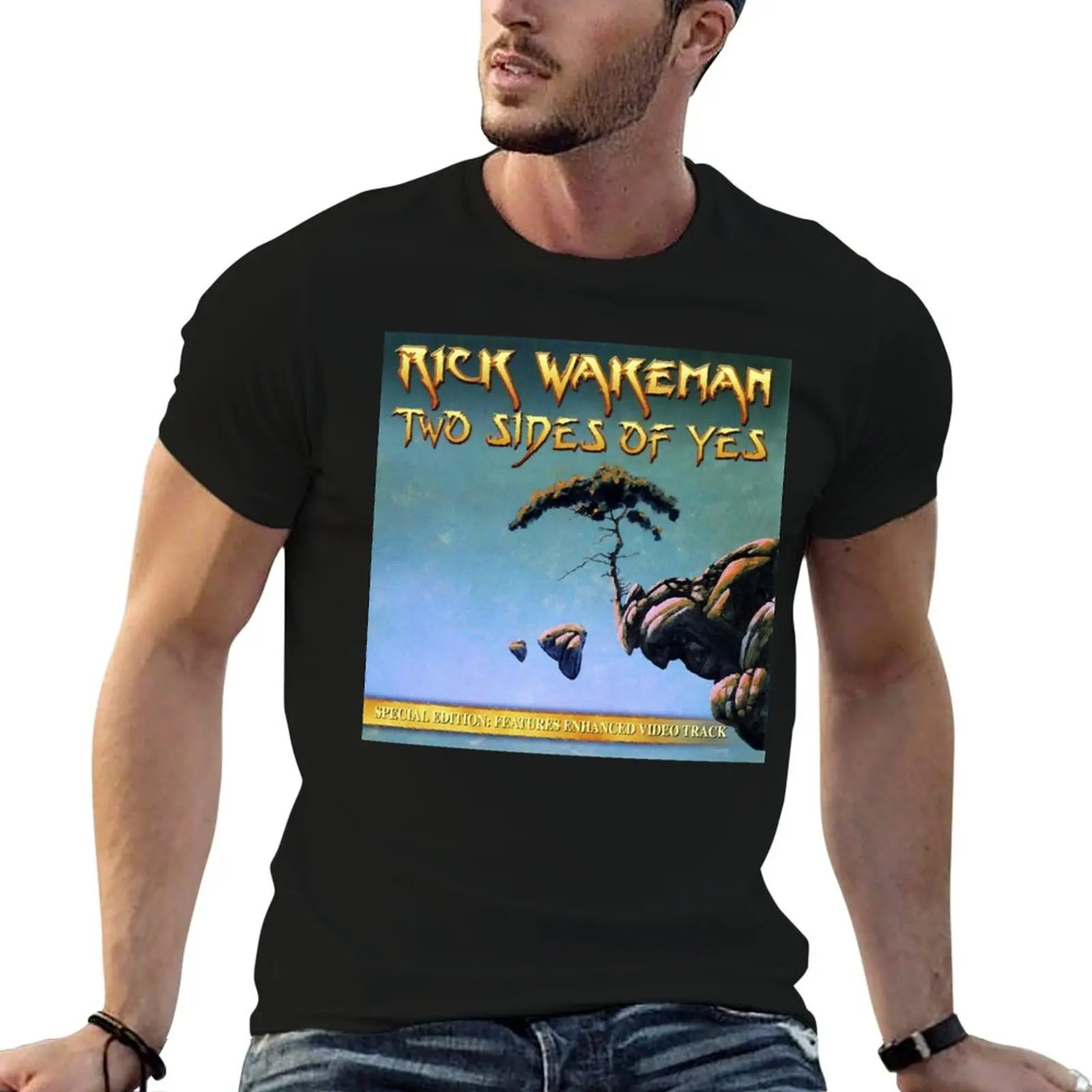 

rick wakeman T-Shirt korean fashion basketball graphic tees plain rapper graphic tees shirts men