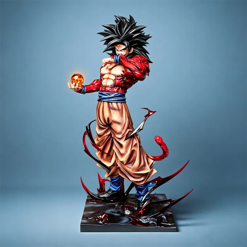 

33cm LK Super Saiyan 4 Son Goku Gk Figure Dragon Ball Anime Peripheral Desk Decoration Pvc Collectible Statue Gift Anime Fans
