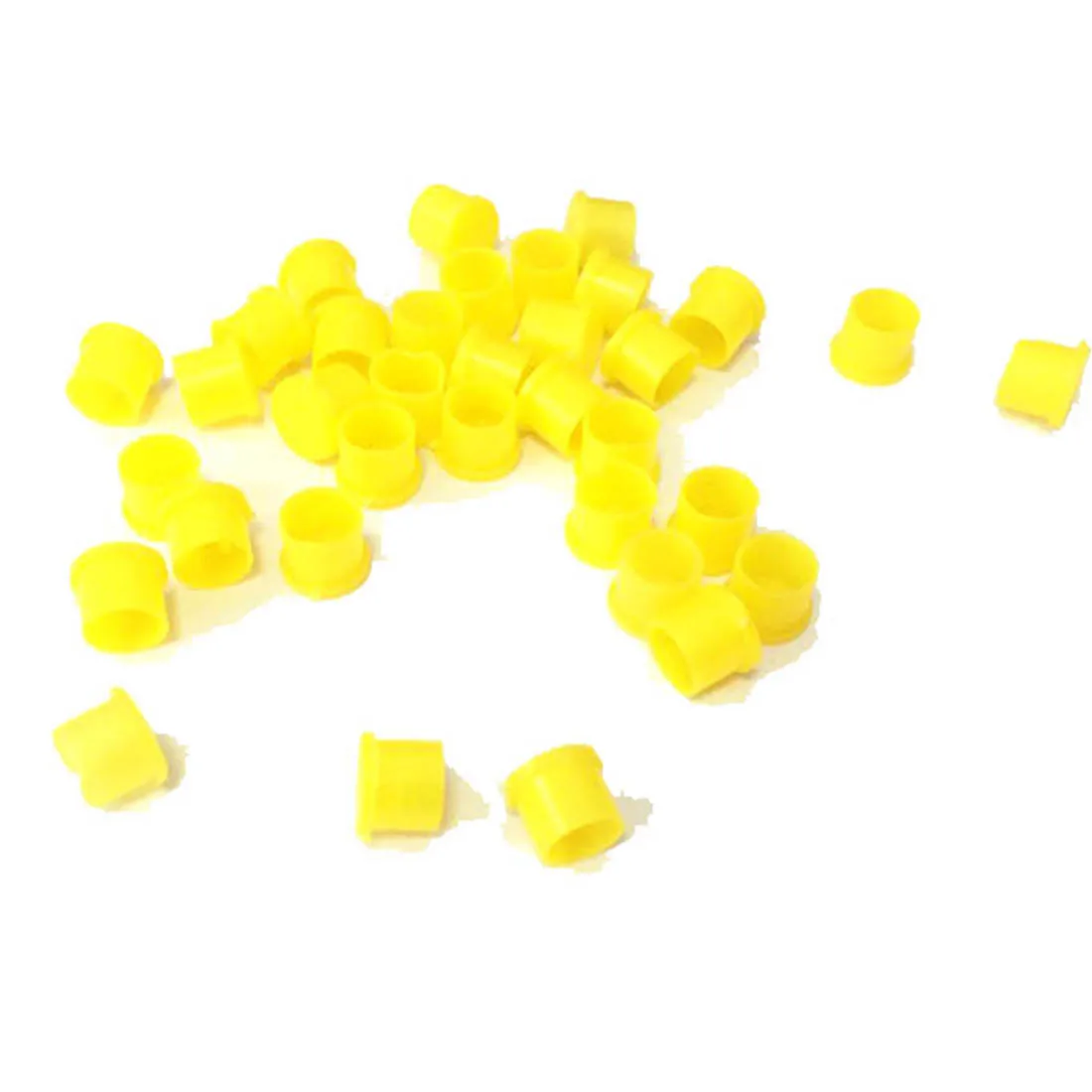 100pcs SMA Dust Cap Protective Cover 6mm Yellow Color for SMA Female Connector