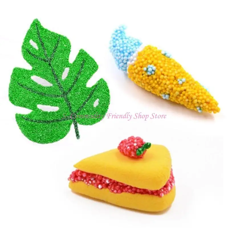 85AE 8pcs Toy Foam Putty Plasticine Kiddie DIY Craft Kits Easy Molding
