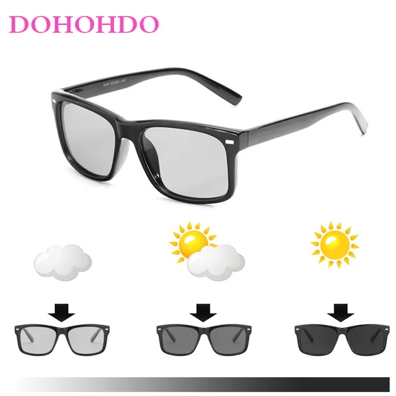 

DOHOHDO New Sunglasses Men Women Sun Glasses Polarized Photochromic Eyeglasses Eyewear Clear Lens UV400 Outdoor Driving Fishing