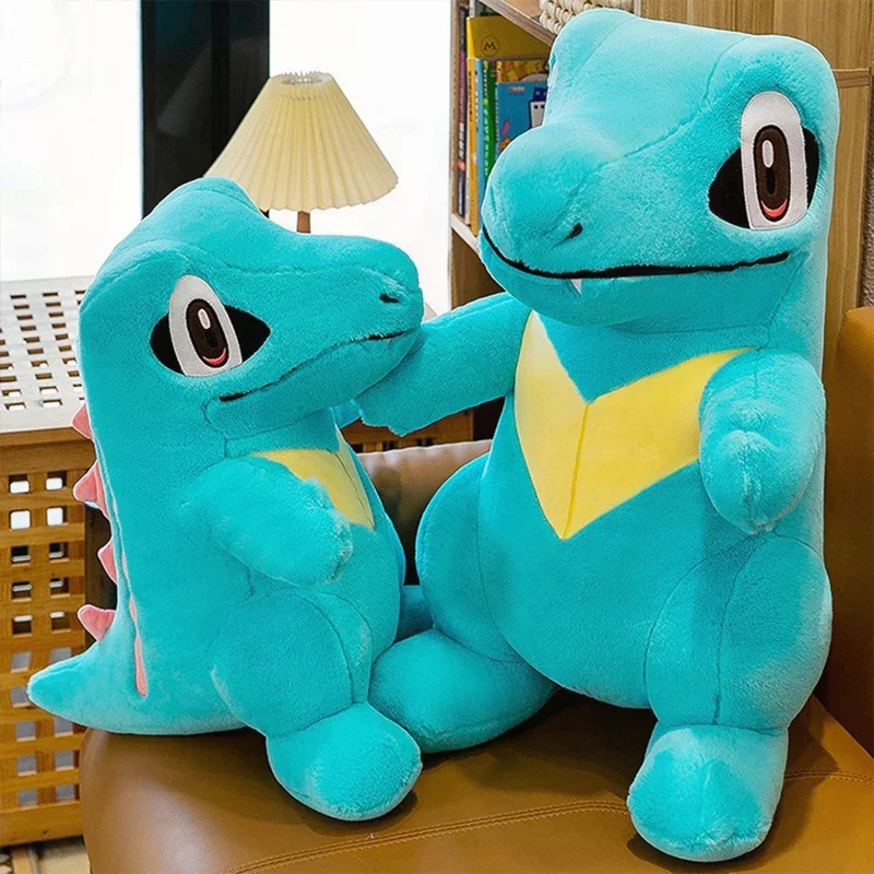 

Kawaii Plush Toy Cute Baby Totodile Stuffed Doll Pokemon Evolution Soft Toy for Kids Birthday Gift Stuffed Animal Plushie