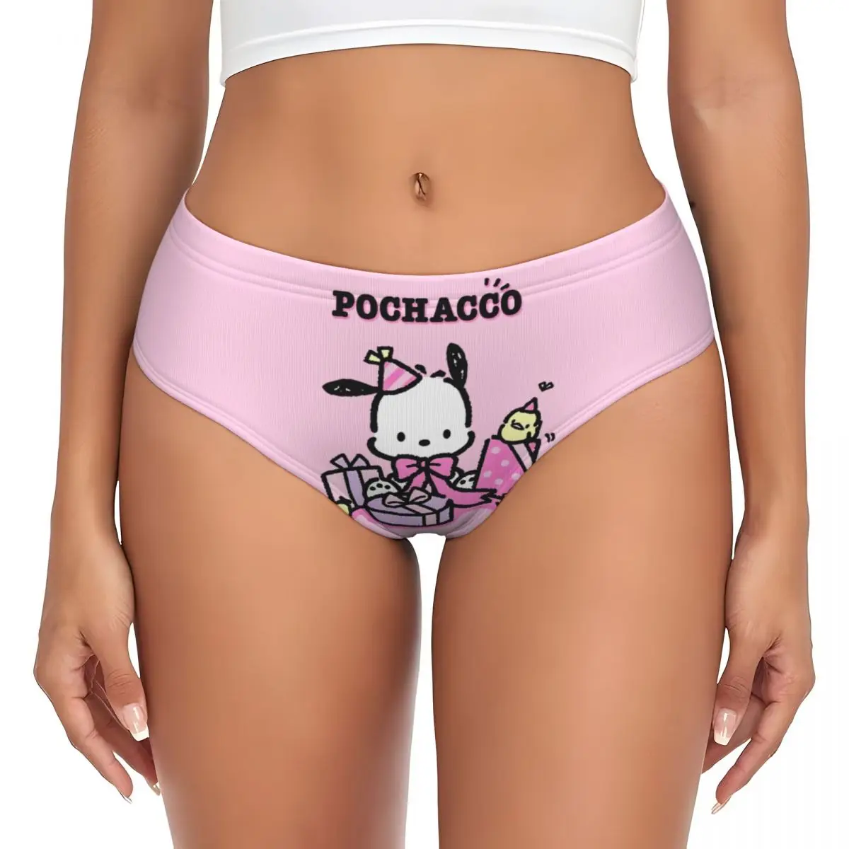 여성용 맞춤 애니메이션 포차코 팬티 편안한 귀여운 만화 브리프 속옷