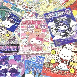 Sanrio Cute Cartoon Characters Posters Kawaii Hello Kitty Melody Wall Art Home Bedroom Decor Painting Mural Pictures Girls Gifts