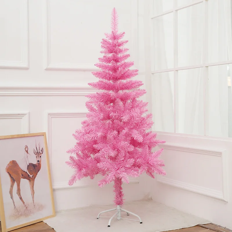 1PC Artificial Christmas Tree Xmas Decoration Window Ornaments Party Decoration Pink Christmas Tree Decorations Christmas Gift