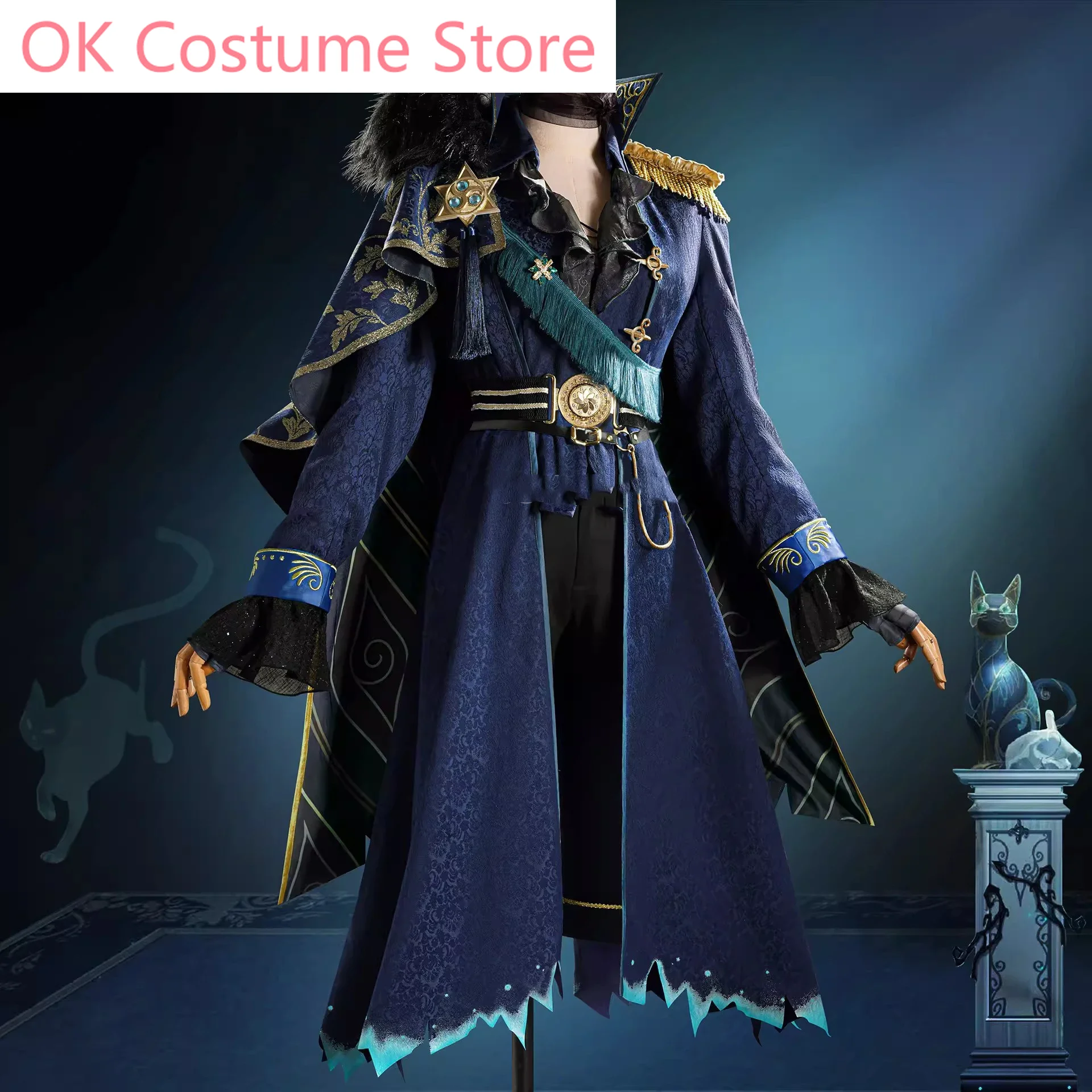 Identity V Hermit Alva Lorenz Chief Advisor October Celebration Rare Fashion Game Suit Cosplay Costume Halloween Outfit