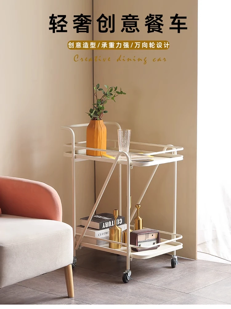 Trolley Hotel Restaurant Wine Cart Mobile Cake Delivery Trolley