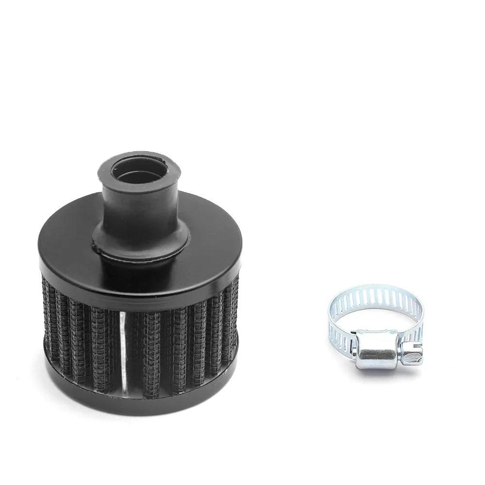 Universal 12mm Air Filter for Motorcycle Cold Air Intake mushroom style High Flow Crankcase Vent Cover Mini Breather Filters