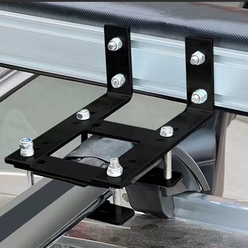 

2pcs Car Awning Mounting Brackets With Screws Side Tent Fixing Frame Fixed Bracket Canopy Bracket Roof Rack Crossbar Accessories
