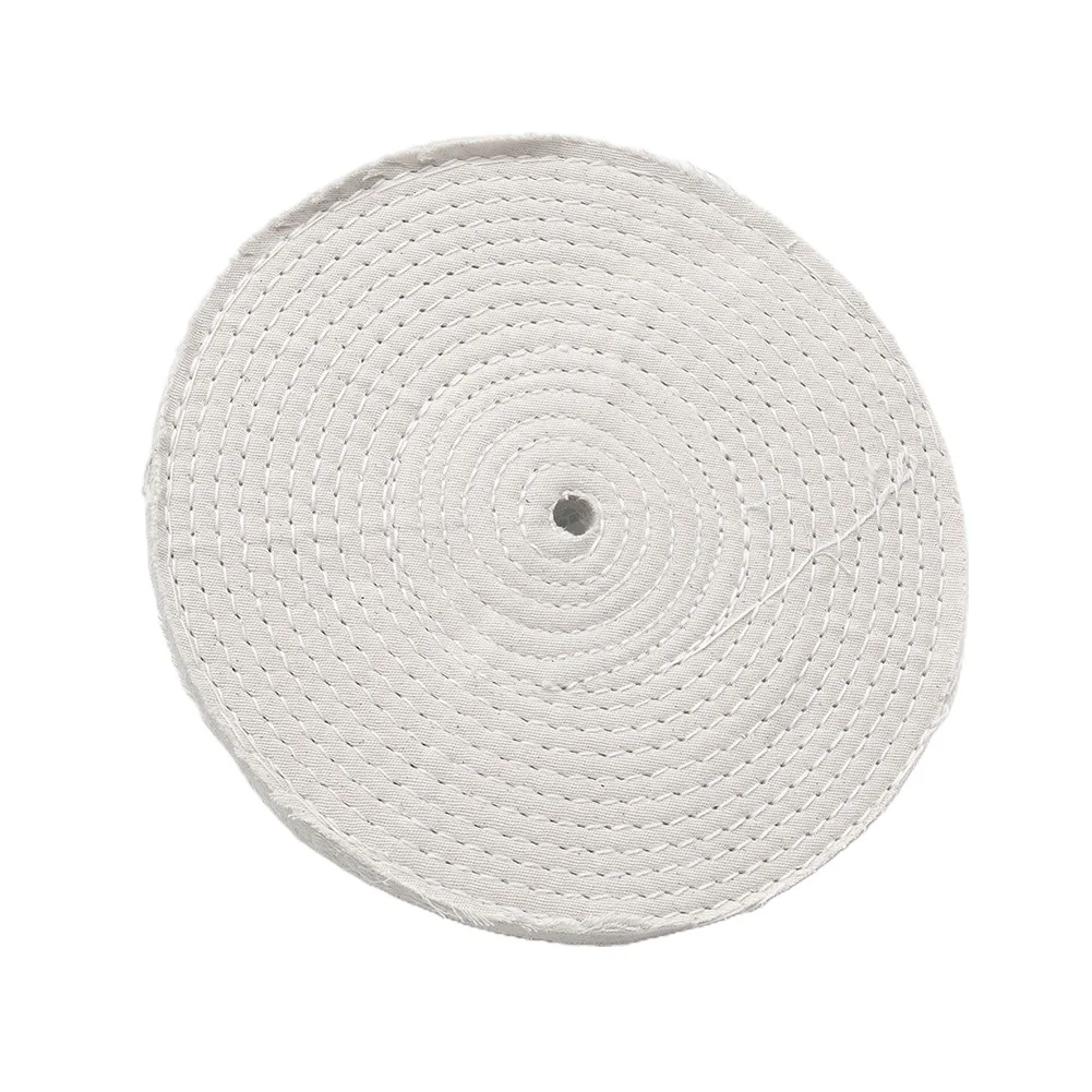 

200mm Buffing Wheel Workshop Buff Pads Cotton Cloth Equipment Jewelry Mutillayers Polishing Spiral Hot Practical