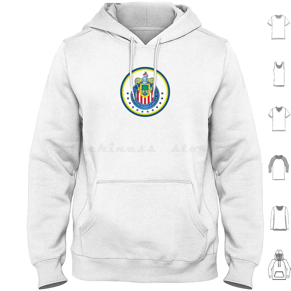 Chivas Classic Hoodie cotton Long Sleeve Guadalajara Club Deportivo Guadalajara Guadalajara Futbol Guadalajara Futbol