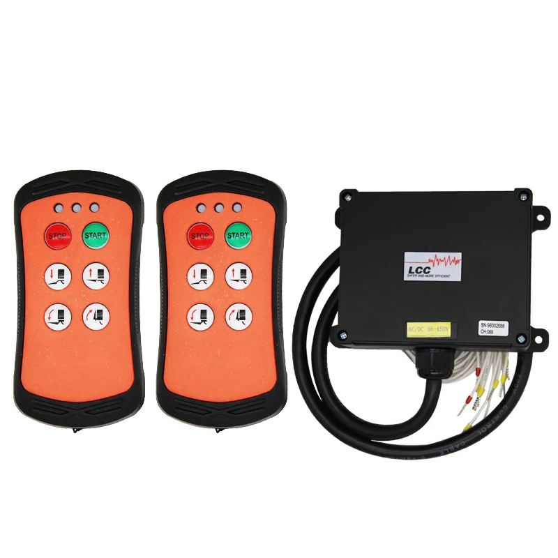 LCC A400 4 Buttons Wireless Industrial Crane Remote Control Hydraulic Truck Controller Tail Lift Radio Remote Controller