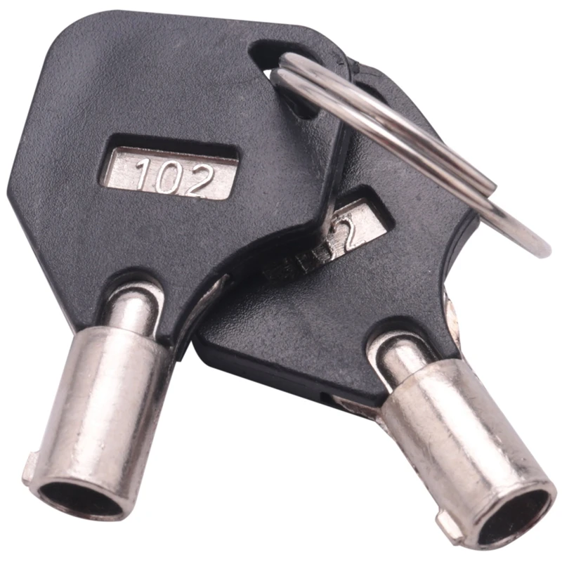 Cam Lock Tubular com Chaves, Porta do Armário, Quarter Turn, Segurança, 4 Pcs