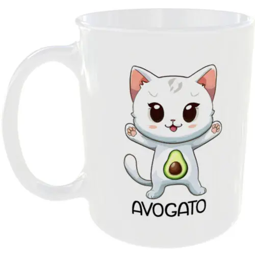 AVOGATO MUG FUNNY CAT LOVERS COFFEE TEA CUP CATS  GIFT PUSSY KITTEN OWNER