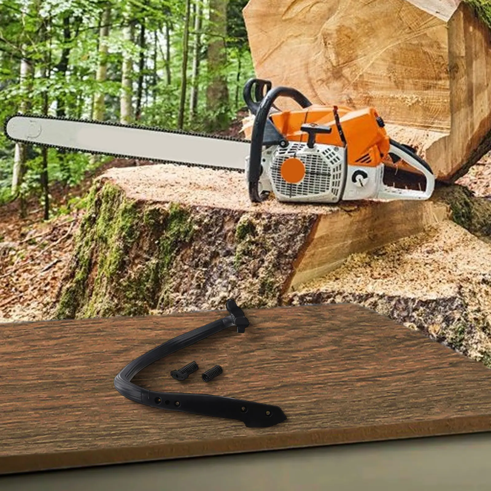 MS362 Handle Bar Chainsaw Handle Bar Metal Construction Secure Packaging Stable Performance Metal Casting Handle Bar
