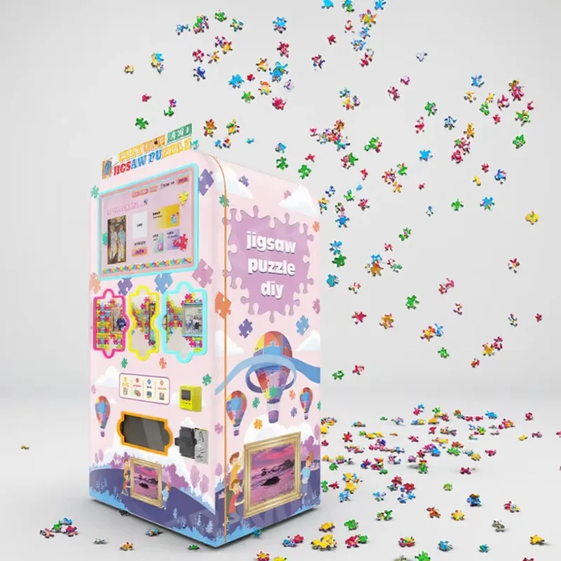 Customized Commercial Smart Fully Automatic Custom Designed Jigsaw Puzzle Vending & Printing Machine for Wholesale Retail
