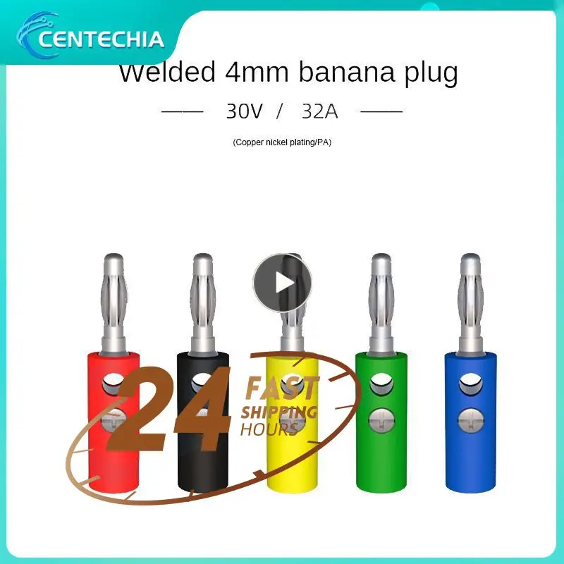 Banana Plug Stabilize Antioxidant Automatically Extinguished After Leaving The Ignition Source Music Speaker Cable Audio Plug