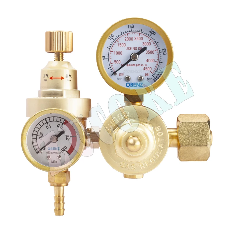 

Aubinshi accessories barometer argon arc welding machine gas reducing valve reducing pressure gauge argon