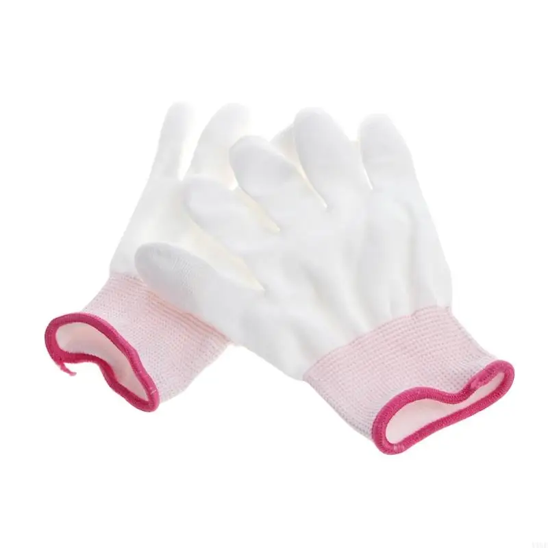 

Y1UF 1Pair Anti Static Antiskid Glove PC Computer ESD Electronic Work Repair Gloves