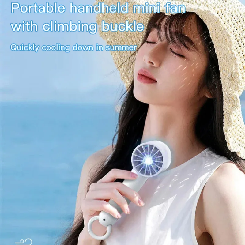 Ручной полупроводниковый охлаждающий вентилятор с пряжкой для альпинизма для путешествий