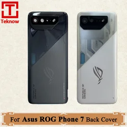 New Back Cover For Asus ROG Phone 7 Battery Cover Door Rear Glass Housing Case For Asus ROG 7 Battery Cover Replacement Parts