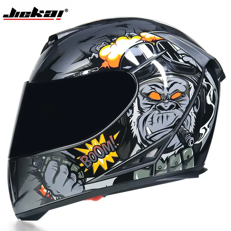 

Motorcycle Helmet 3C Electric Vehicle Full Face Helmet Covering Knight Double Lens Capacete Casco