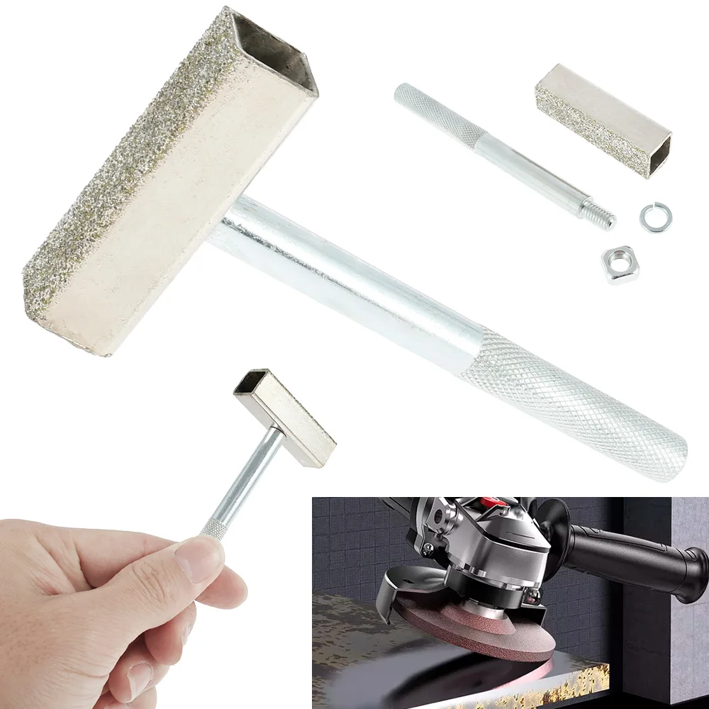 Dressing Bench Pen Blade Abrasive Grinder ToolsSintered Grinding Wheel Diamond Sharpening Dresser Stone Handle Head Tool