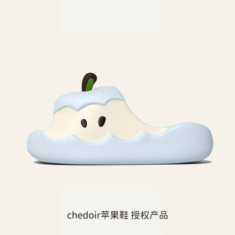 

New Women's One-strap Slippers Flip-flops Spring Summer Kids Home Outdoor Wear Children Slippers Original Apple Parent-child