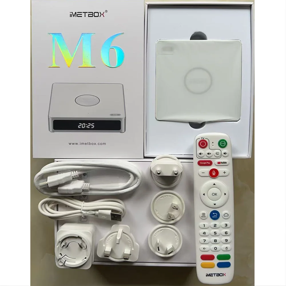 Genuine] Best Global Smart TV Box iMETBOX M6 Android12 8K 3D 4G