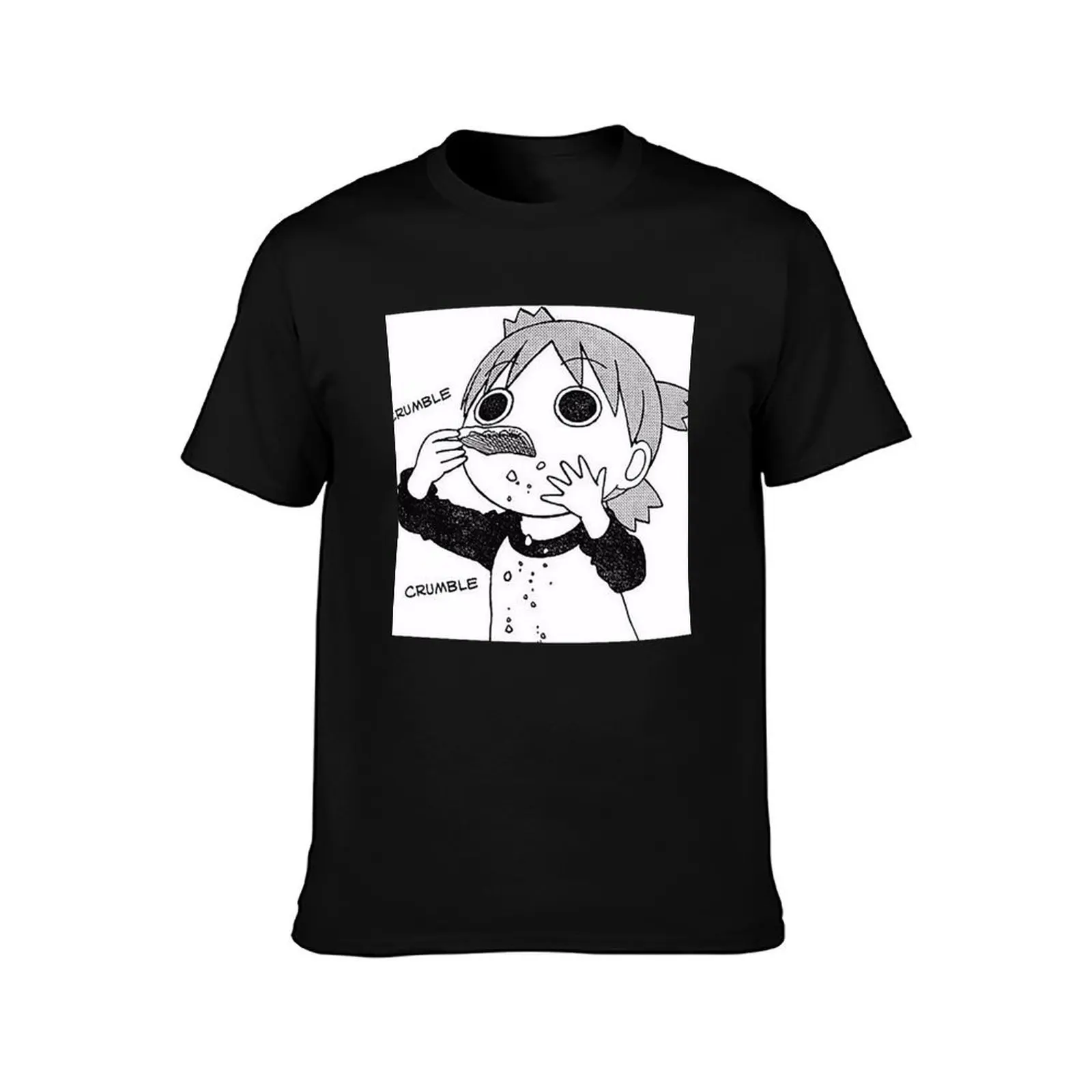 Yotsuba messy eating - manga T-Shirt Simple Casual Short Sleeve Tee T-Shirt