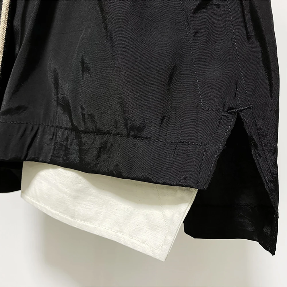 2024 wiosenno-letnie nowe damskie szorty Y2k biała kieszeń eksponowane elastyczny sznurek do ściągania talii krawat przypadkowy dojeżdżający do pracy sto najnowsze spodnie