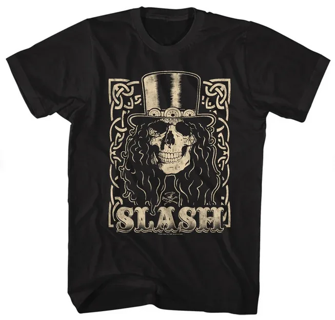 

Slash Skull Rock and Roll Music T-Shirt Size S-5XL