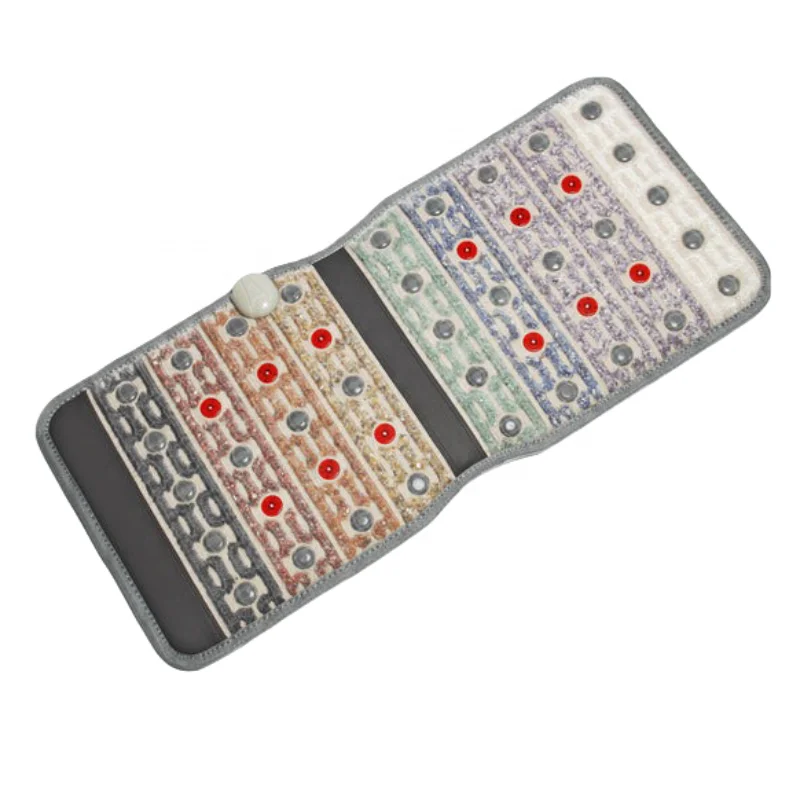 

50*100CM Far Infrared TENS Therapy PEMF Mini Massage Mat Crystal Biophoton Therapy Matte With Tourmaline Stone