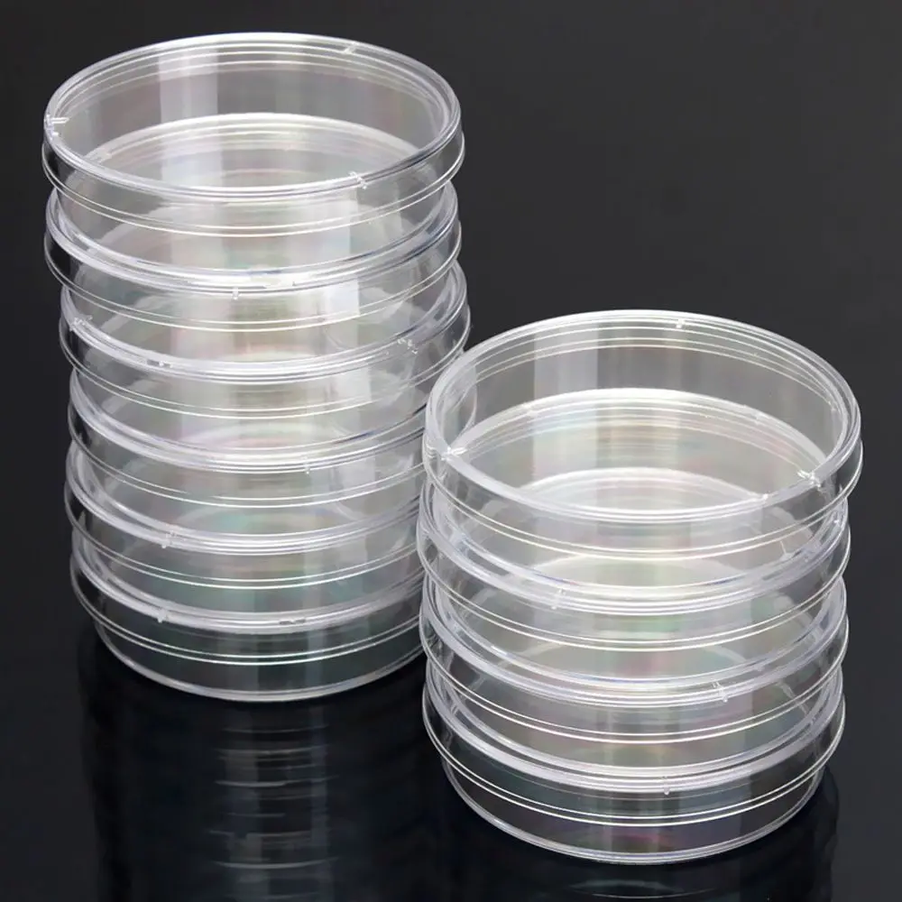 

Supplies Biological Plastic 90x15mm with Lids 55x15mm Bacteria Culture Dish Clear Petri Dish Petri Dishes Sterile Petri Dishes