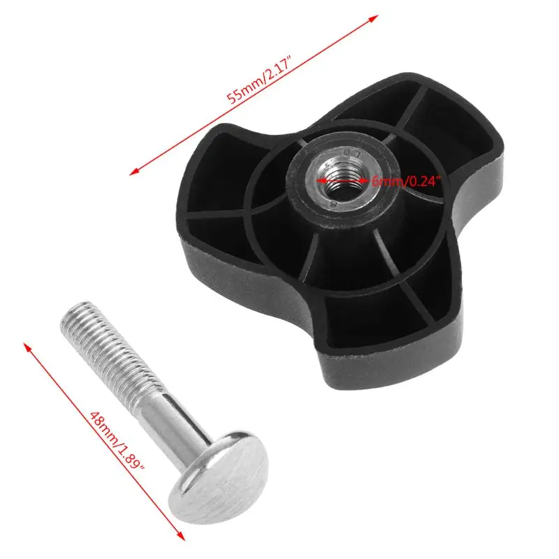 A2UD Universal Lawnmowers Handle Wing Nut And Bolt Power Equipment Part Garden Tools
