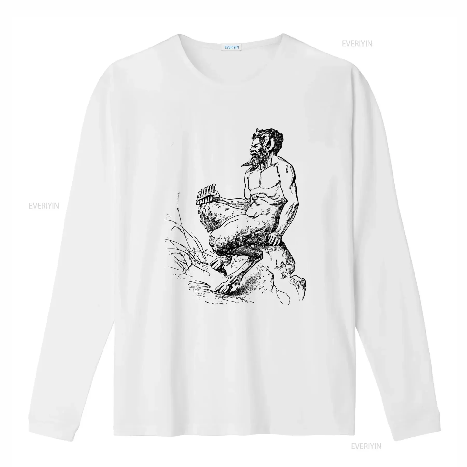 Greek God Pan T Shirt Vintage Art of Esoteric Pagan Deity Magical Mythical Demon Design vintage Washed Stretched streetwear