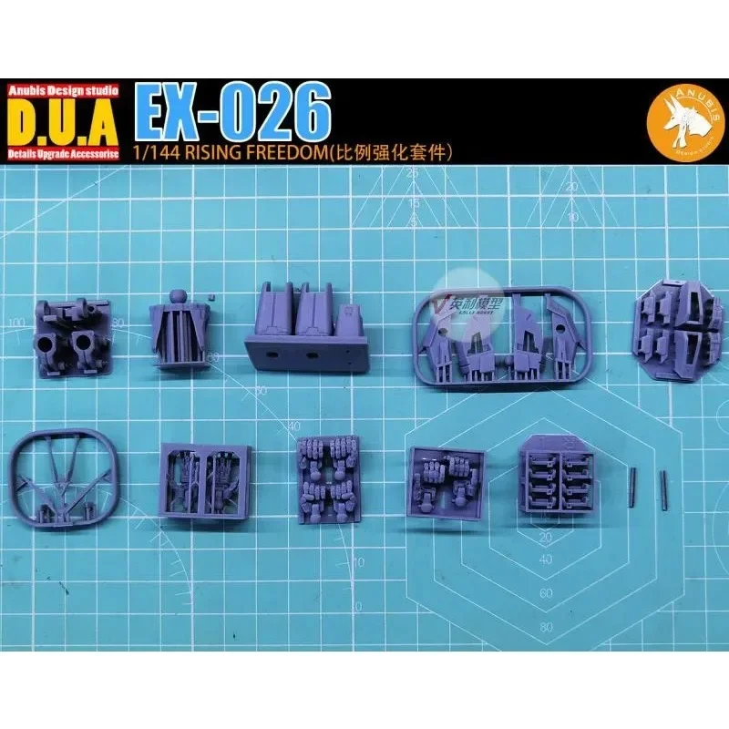 

ANUBIS EX-026 Детали из смолы с 3D-печатью - 1/144 Gundam Rising Freedom, аксессуары для модели для хобби, сборка своими руками