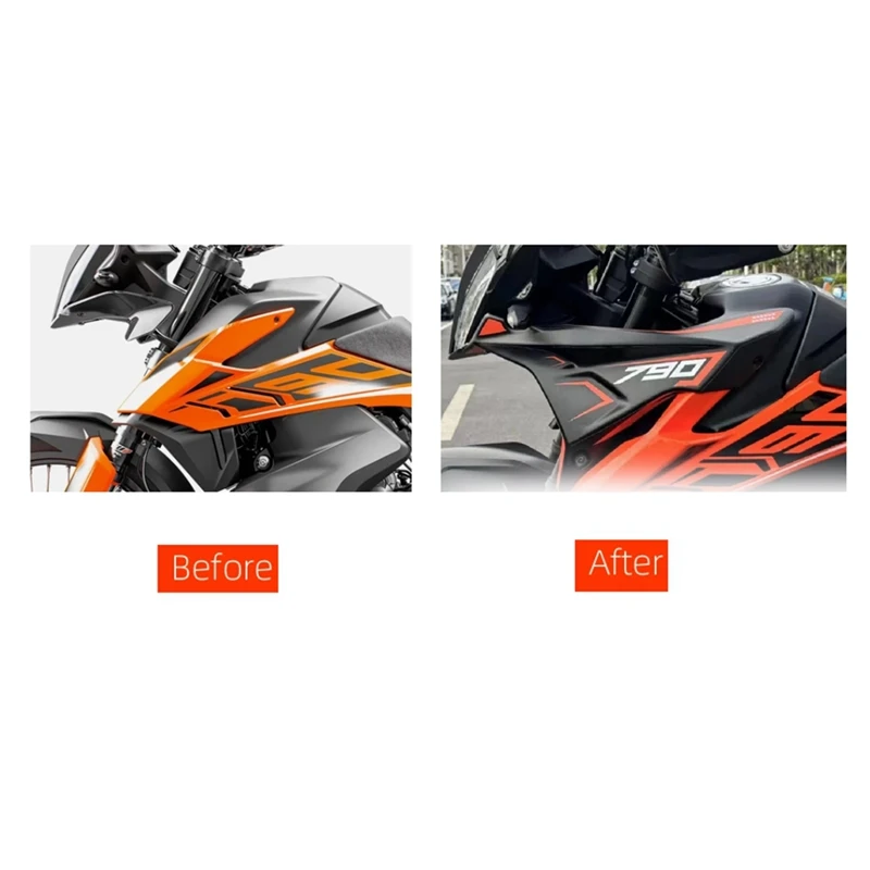 

Motorcycle Wind Deflector Front Fairing Side Panels For 790 890 ADV Adventure R S 2022+