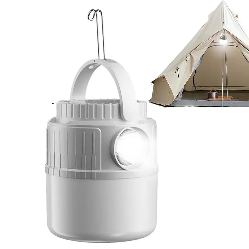 

Solar Camping Lights 3000mAh Rechargeable Tent Camping Light Waterproof Portable Survival Flashlight For Courtyard Patio Fishing
