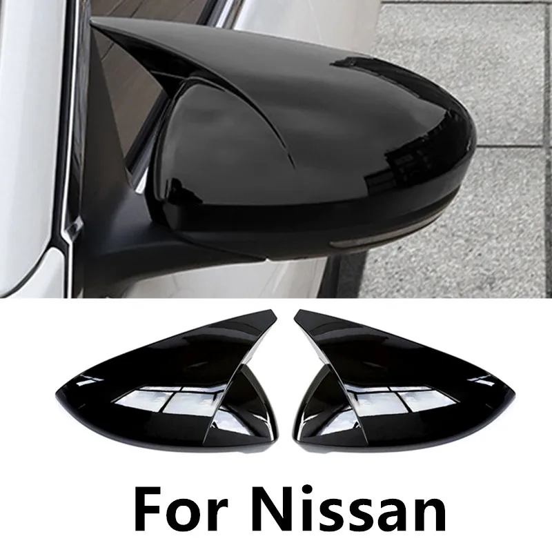 

Car Mirror Housing Decorative Cover carbon fiber car exterior mirrors For Nissan Sentra 2020 2021 2022 2023 2024 Auto Accessorie