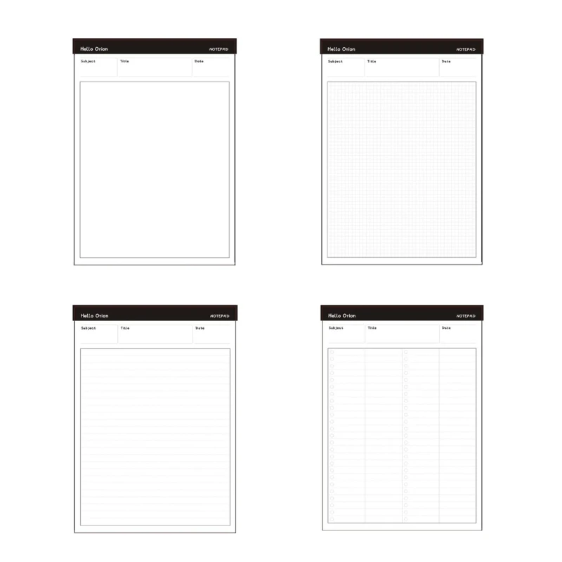 Pocket Time Management Planner Business Notebooks Meeting Recording Notebooks